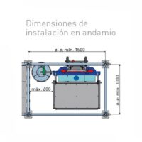 Alquiler Montacargas 250 kg Alba MC250, Diagrama 4